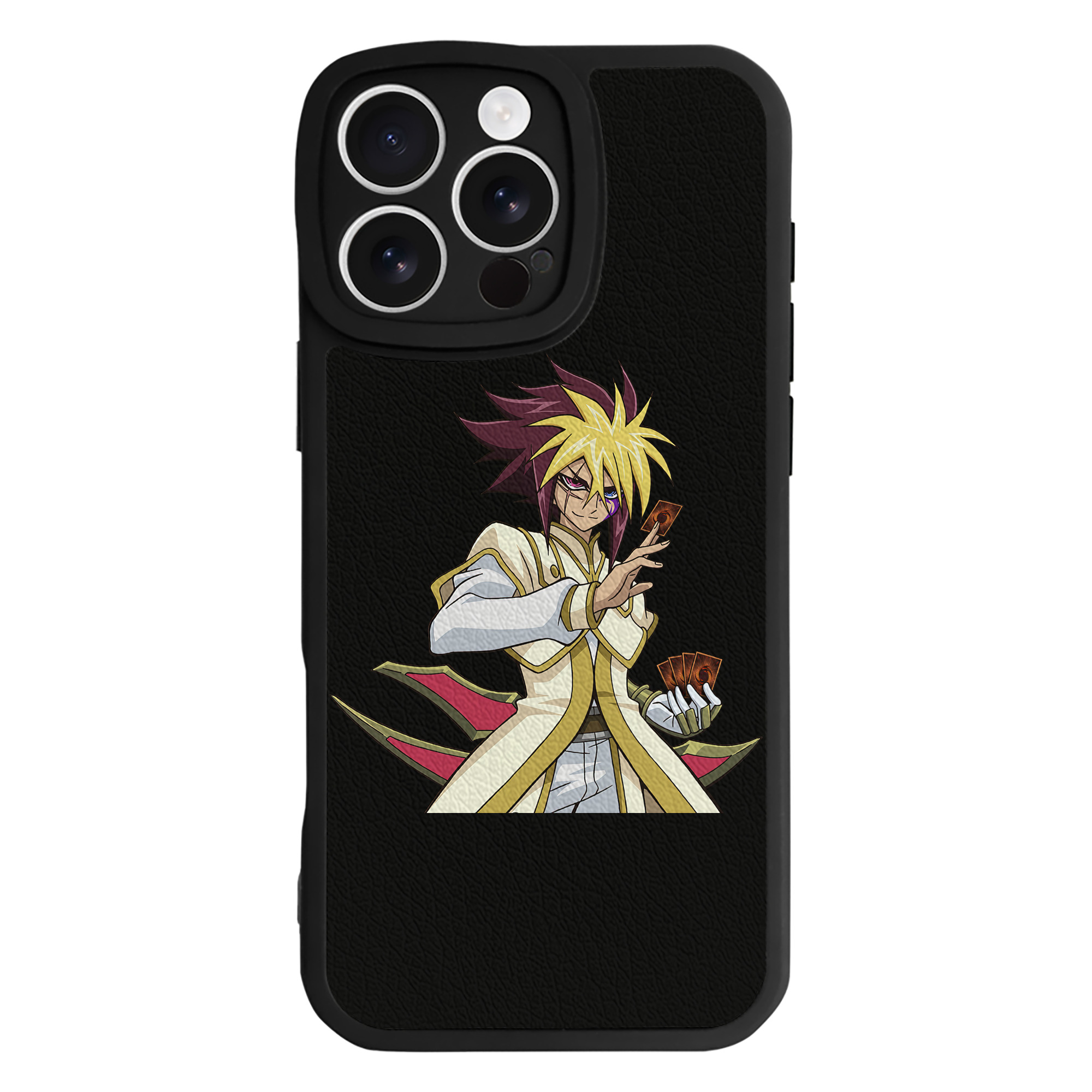 遊☆戯☆王 Yu-Gi-Oh! 【iPhone 16シリーズ対応】シリコンスマホケース（レザー調） 材質：シリコン